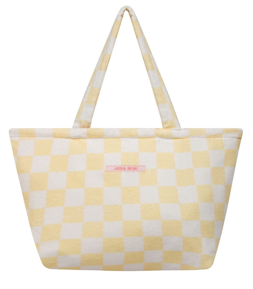 JERA MİNİ Havlu Omuz Çantası// Vague Jaune