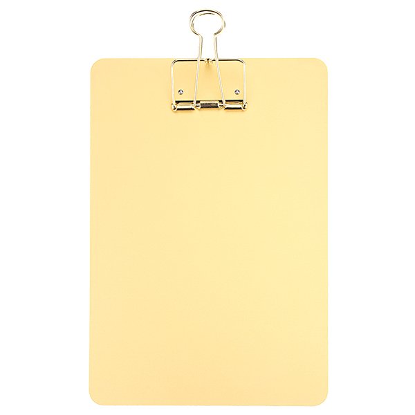 Kayigo Tiny Alüminyum A4 Clipboard Gold