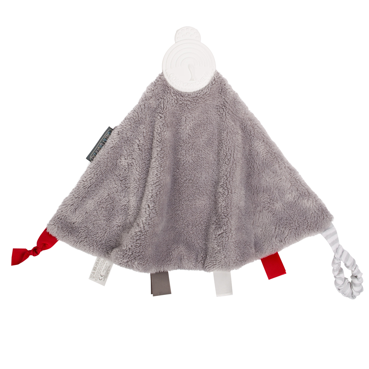 Cheeky Chompers Comfortchew Diş Kaşıyıcılı Uyku Arkadaşı // Grey Stripes