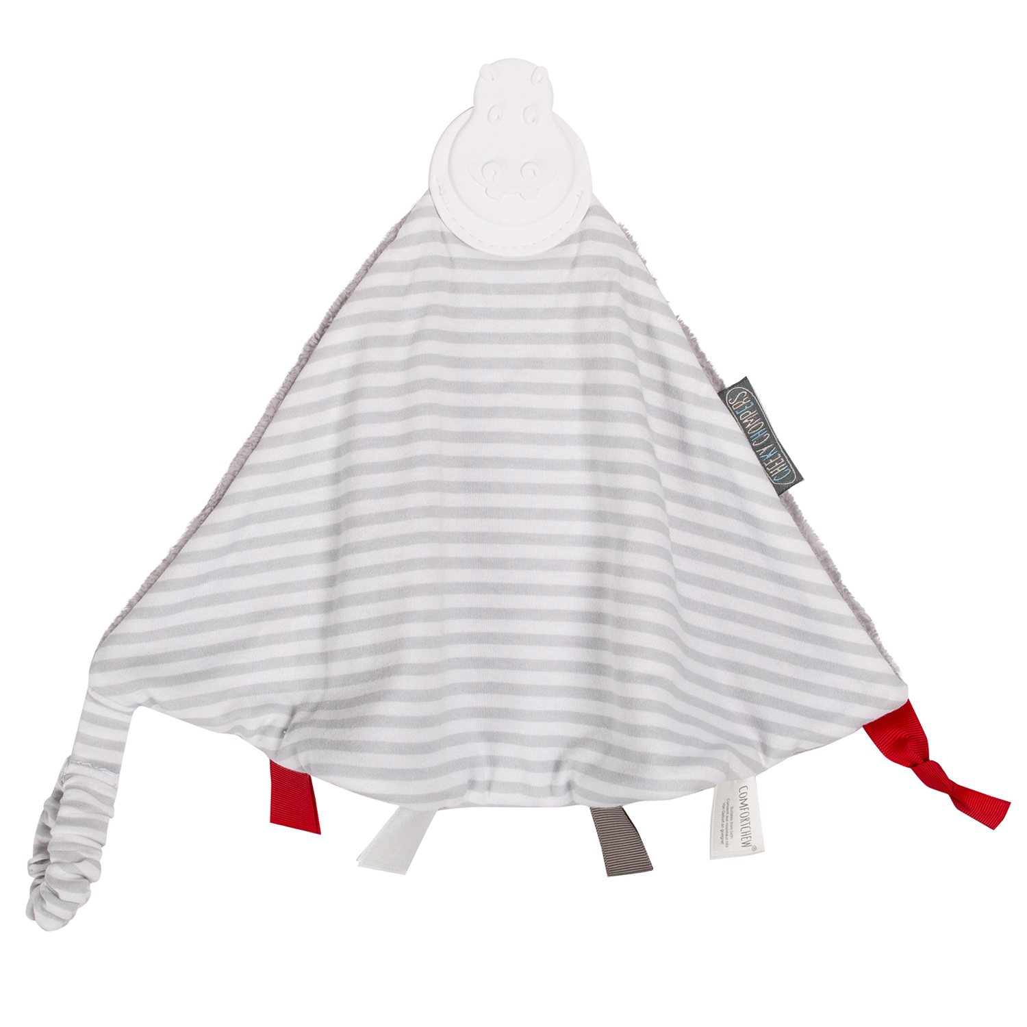 Cheeky Chompers Comfortchew Diş Kaşıyıcılı Uyku Arkadaşı // Grey Stripes