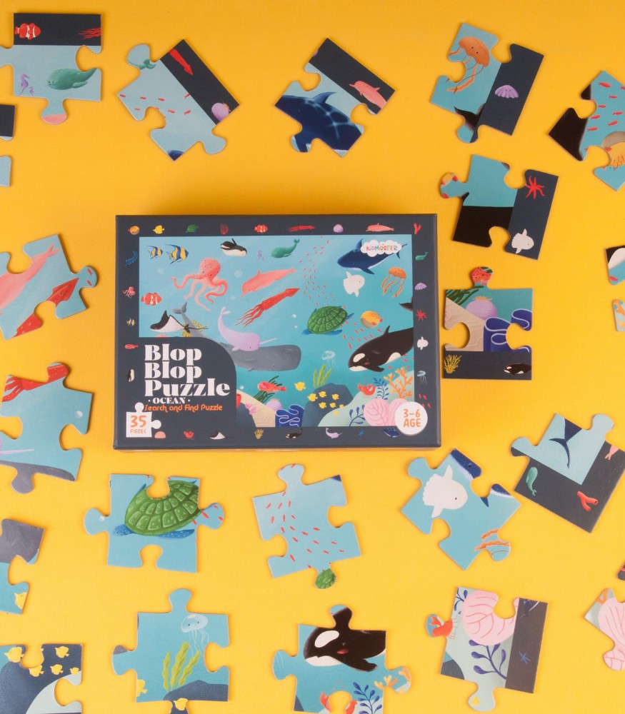 Kidmosfer Ara & Bul Puzzle // Ocean (35 Parça)