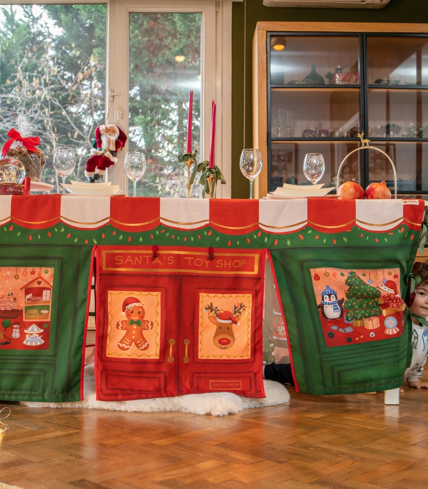 Kids and Tales Masa Örtüsü Oyun Evi // Santa's House