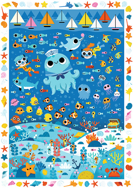 POPPIK Creative Sticker Poster // Sea