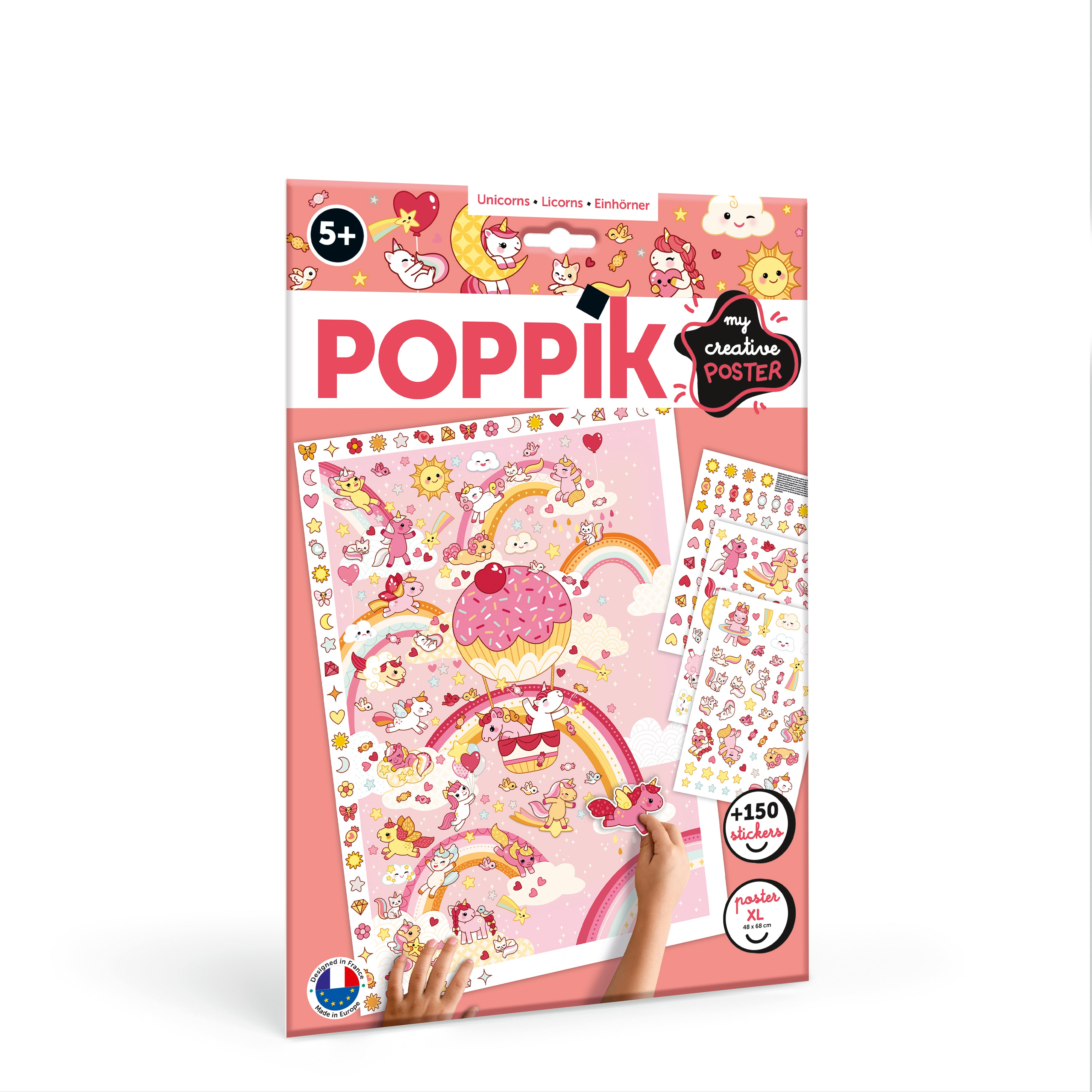 POPPIK Creative Sticker Poster // Unicorns