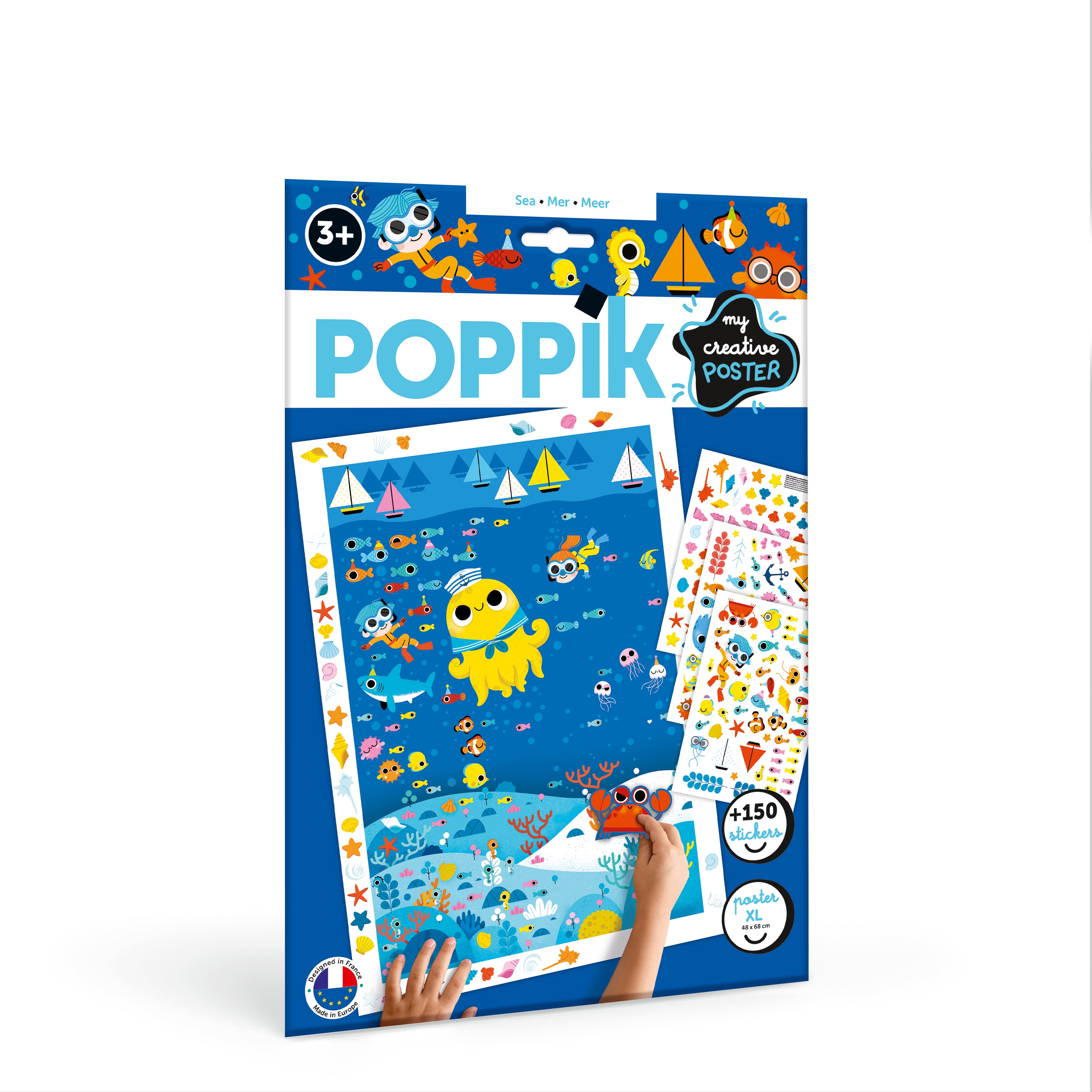 POPPIK Creative Sticker Poster // Sea