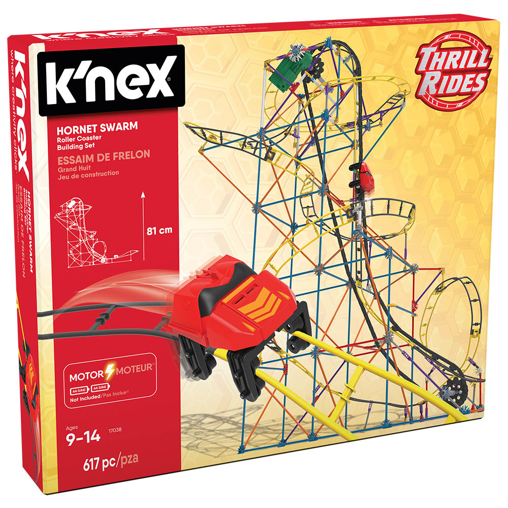 K'Nex Hornet Swarm Roller Coaster Set (Motorlu)