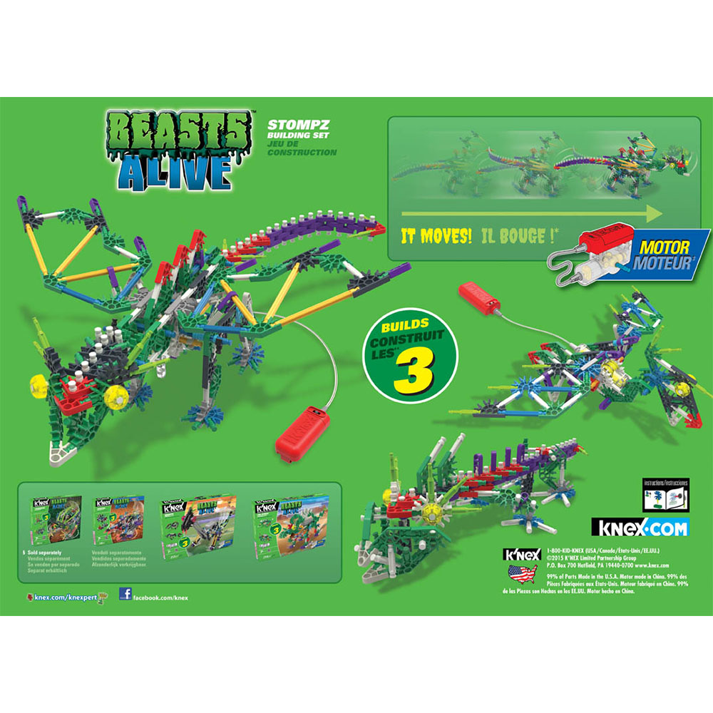 K'Nex Stompz Building Set (Motorlu)
