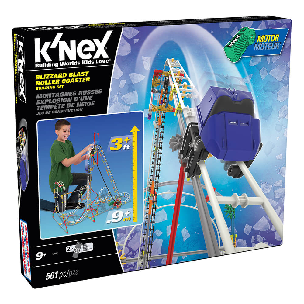 K'Nex Blizzard Blast Roller Coaster Set (Motorlu)