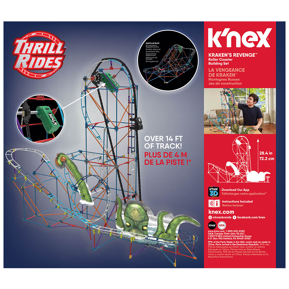 K'Nex Krakens Revenge Roller Coaster (Motorlu)