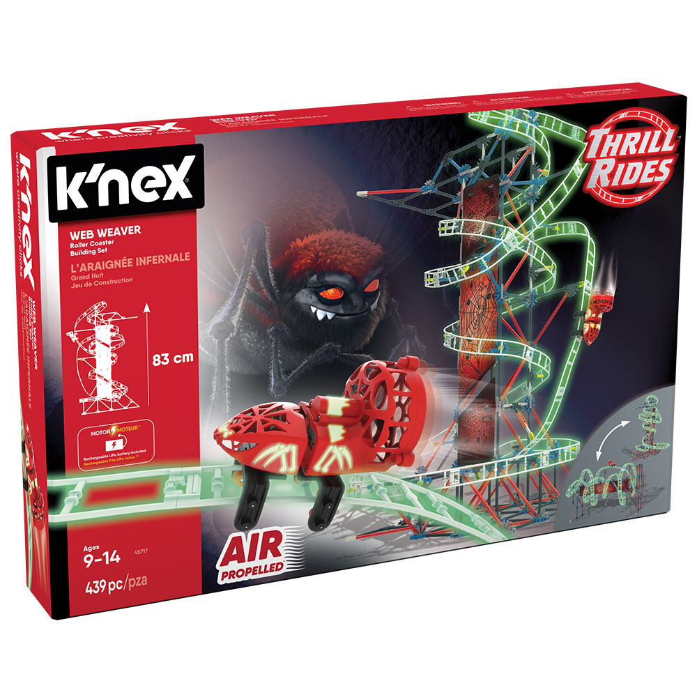 K'Nex Web Weaver Roller Coaster Set (Motorlu)