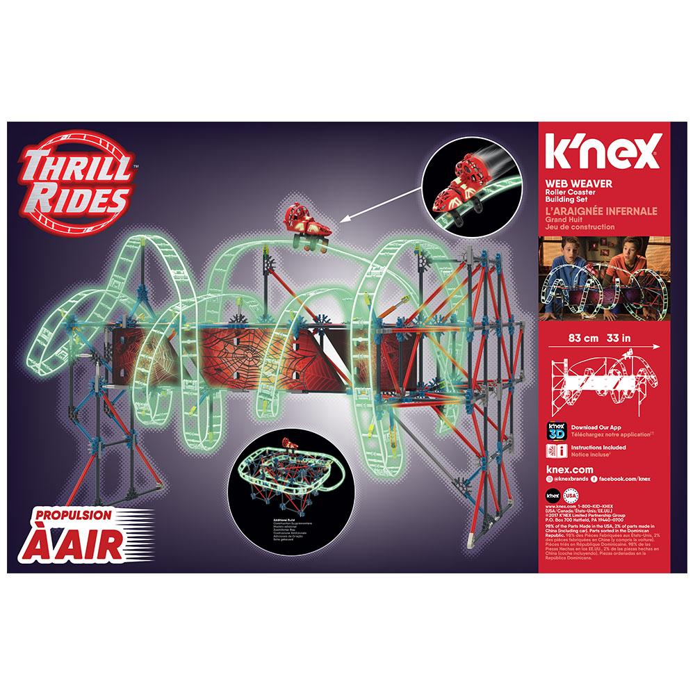 K'Nex Web Weaver Roller Coaster Set (Motorlu)