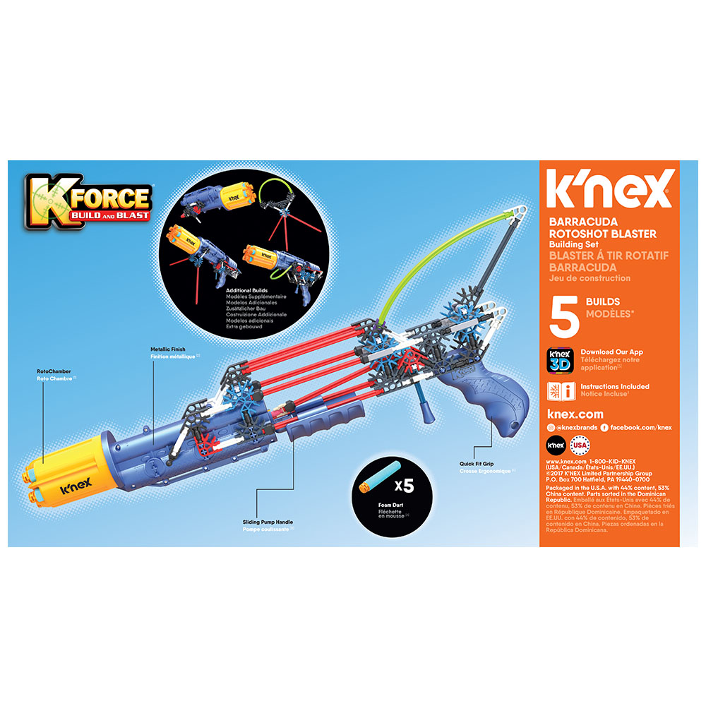 K'Nex K-Force Baracuda Rotoshot