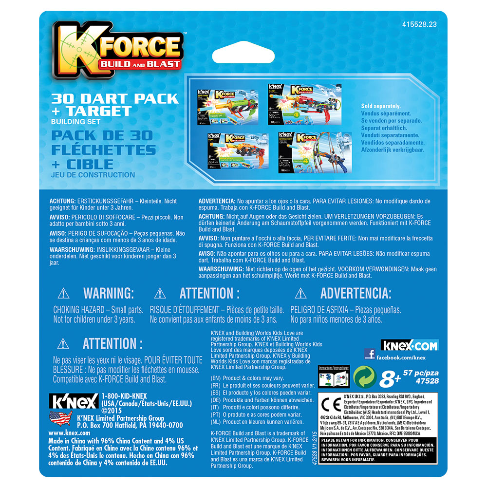 K'Nex K-Force Hedefli 30 Mermi Set