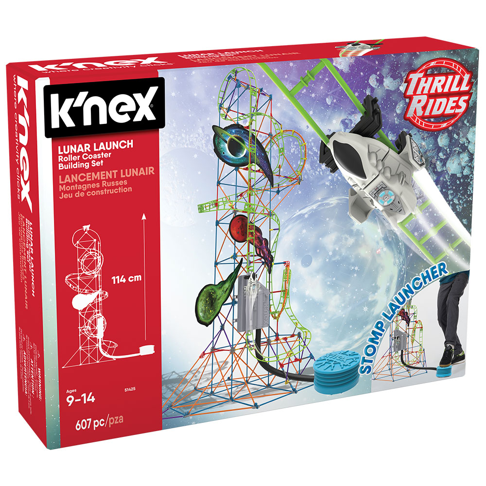 K'Nex Lunar Launch Roller Coaster Set (Motorlu)