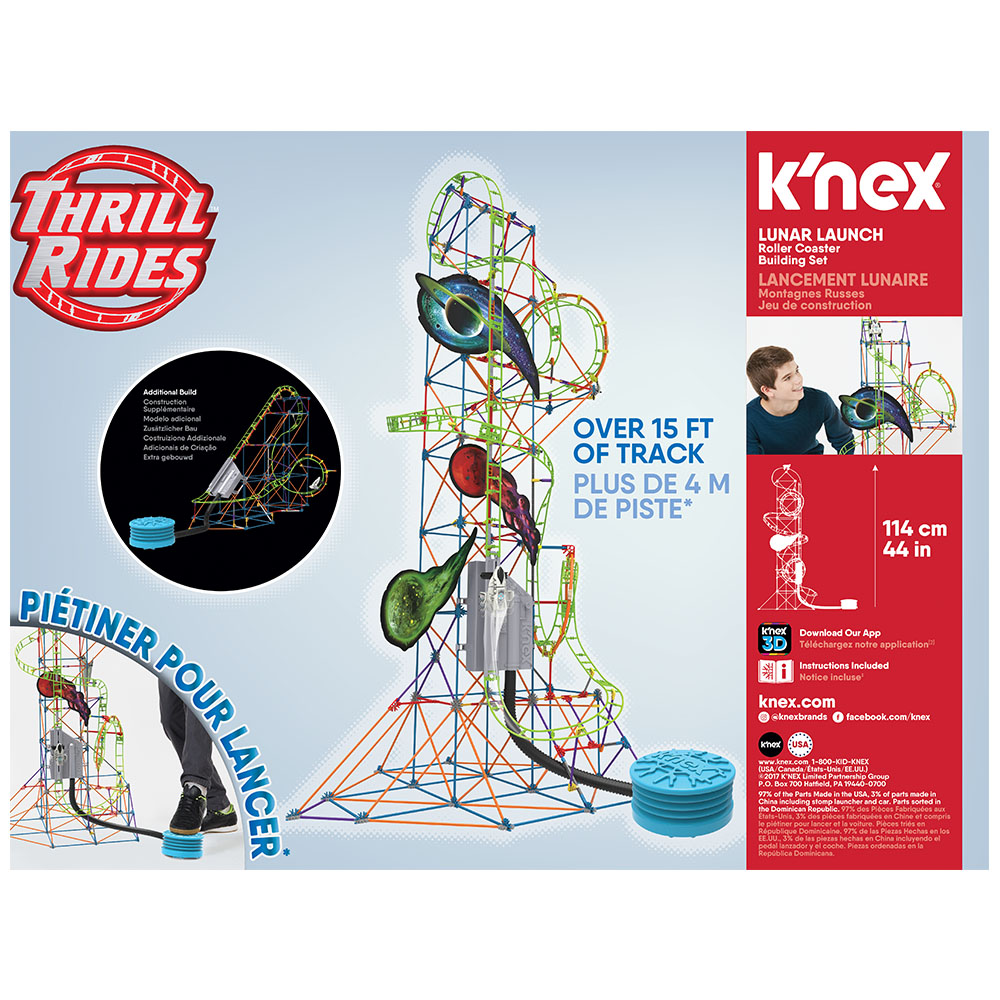 K'Nex Lunar Launch Roller Coaster Set (Motorlu)