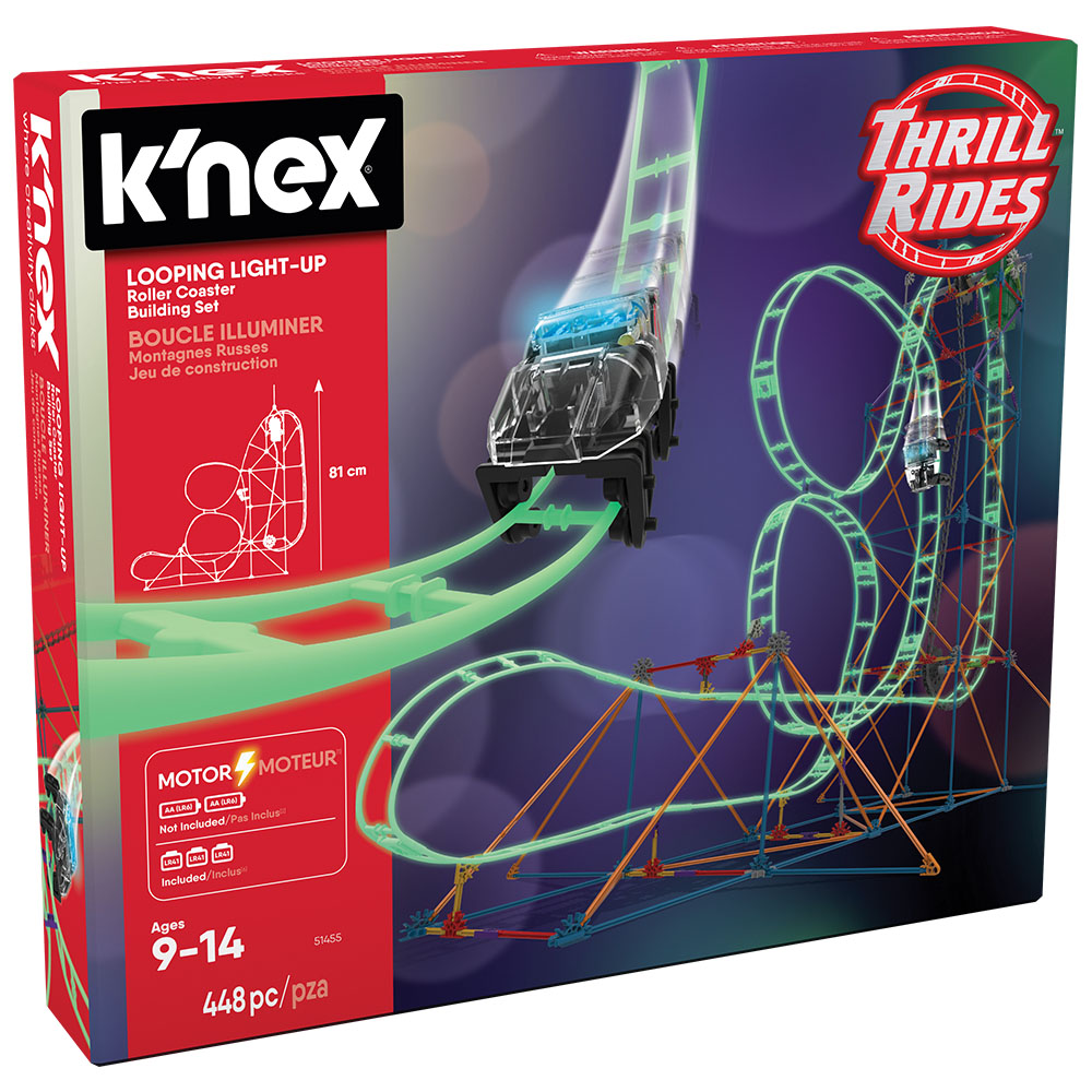 K'Nex Looping Light-Up Roller Coaster (Motorlu)