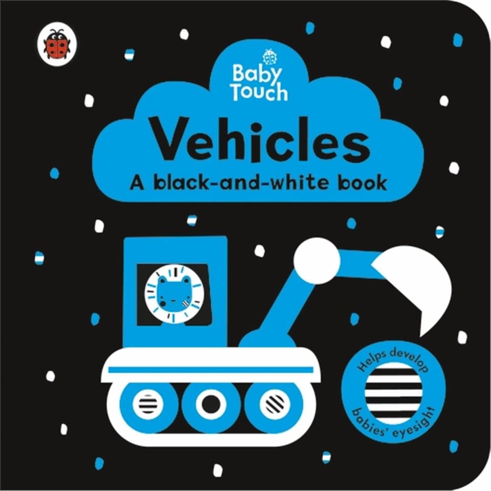 Ladybird Baby Touch: Black and White Book- Vehicles