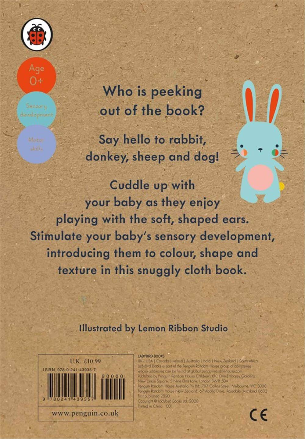 Penguin Random House Children's Uk Baby Touch: Ears : A touch-and-feel cloth book