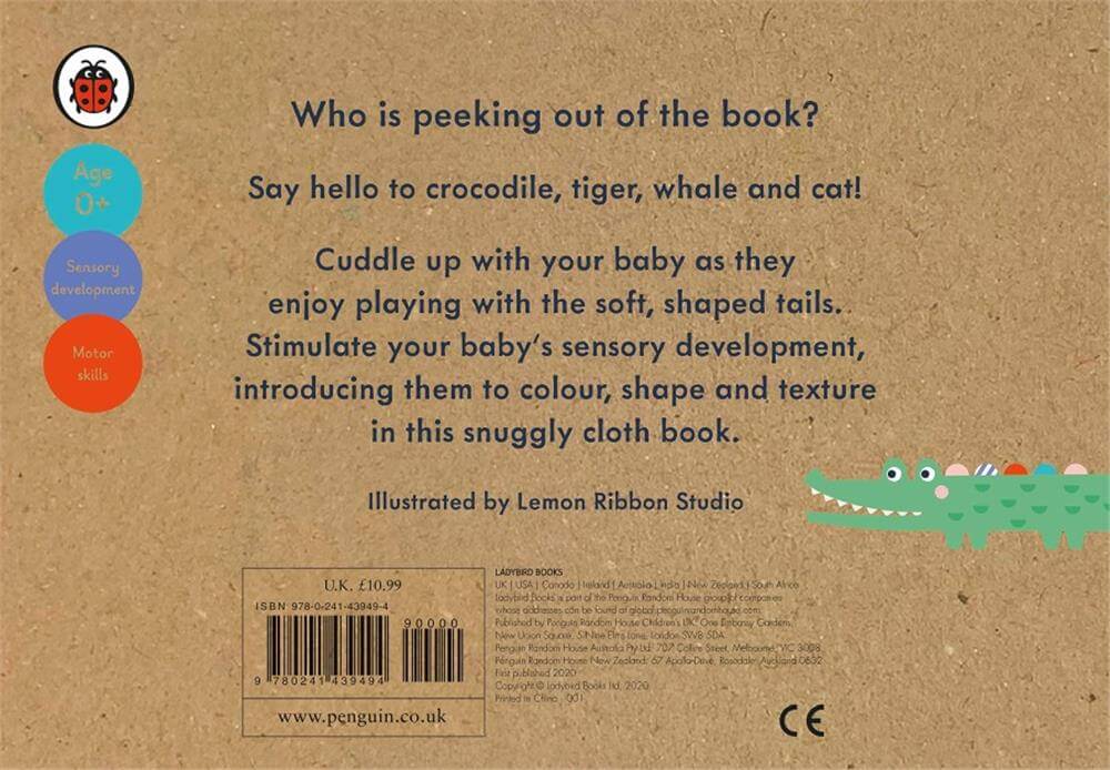 Penguin Random House Children's Uk Baby Touch: Tails : A touch-and-feel cloth book