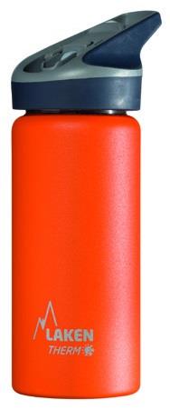 Laken Jannu Çelik Termos Pipetli Suluk (500 ml) // Turuncu