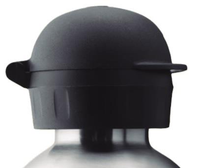 Laken Hit &Ccedil;elik Termos Şişe Kapağı // Siyah