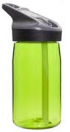 Laken Jannu Tritan Pipetli Suluk (450 ml) // Açık Yeşil