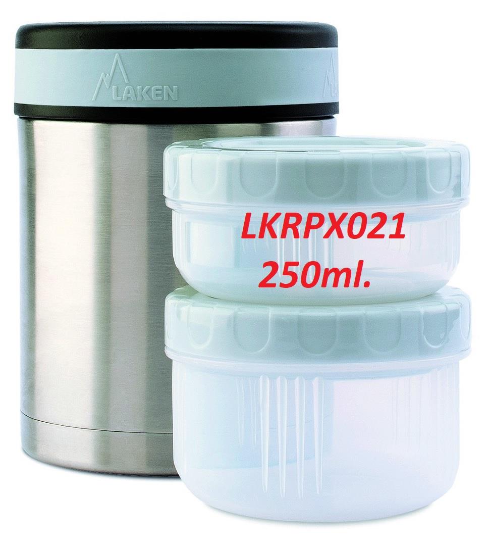 Laken Yemek Termos i&ccedil;i Yedek PP Kap (250 ml) // Gri