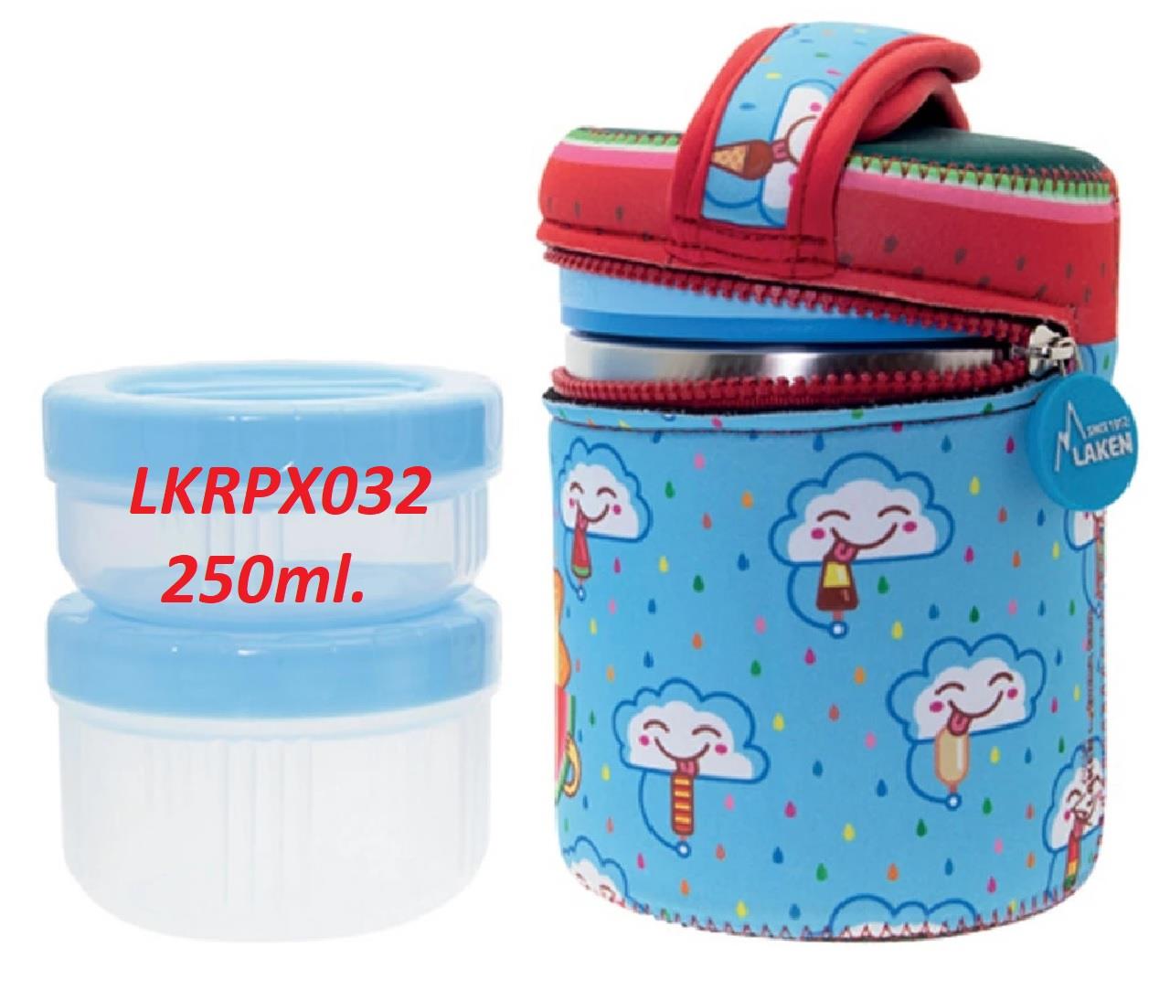 Laken Yemek Termos içi Yedek PP Kap (250 ml) // Mavi