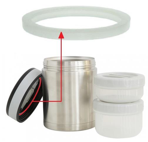 Laken Yemek Termos Dış Kapak Yedek Silikon Contası