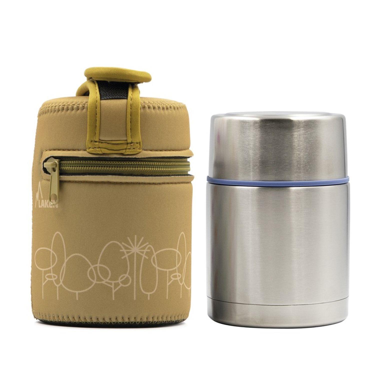 Laken Neoprene Kılıflı Yemek Termosu (500 ml) // Forest