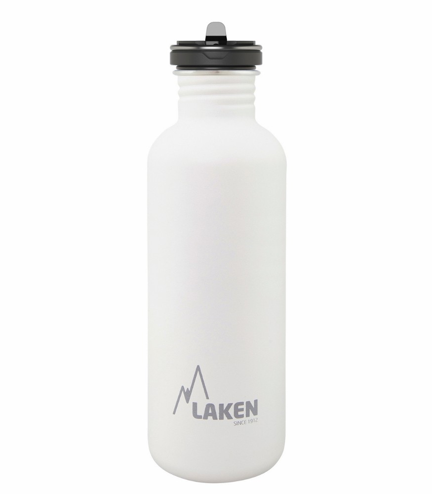 Laken Flow Basic Bottle Pipetli Suluk (1 Lt) // Beyaz