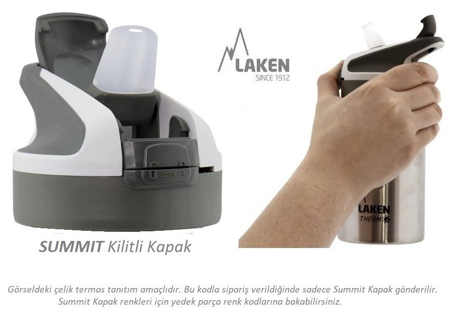 Laken Summit Şişe Yedek Kapak // Pembe-Beyaz