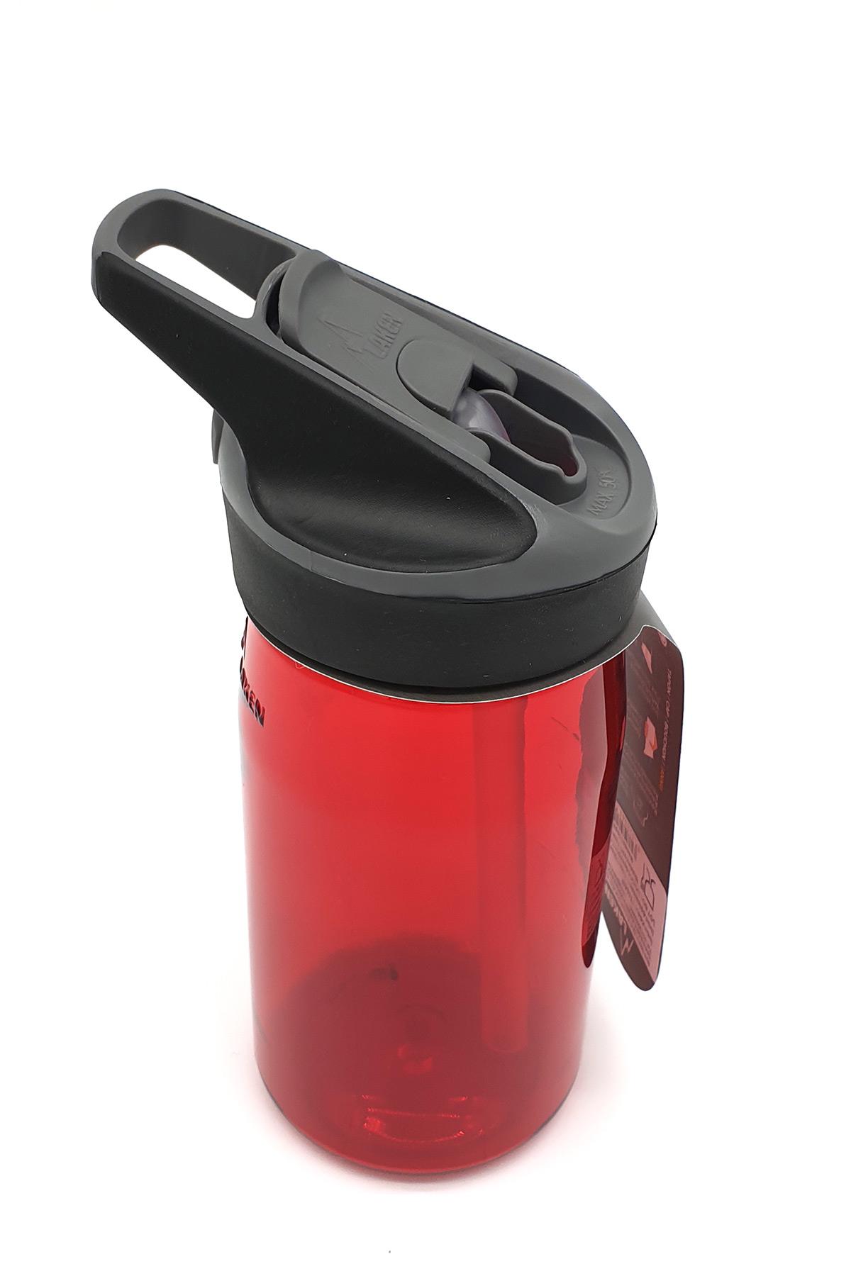 Laken Jannu Tritan Pipetli Suluk (450 ml) // Kırmızı