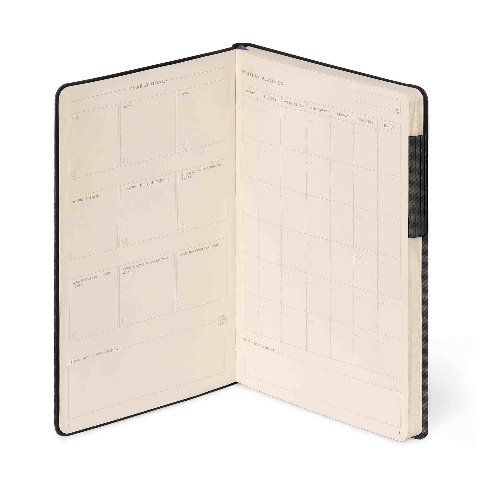 Legami̇ Legami CIZGISIZ DEFTER - BUYUK - DEEP GRAPHITE