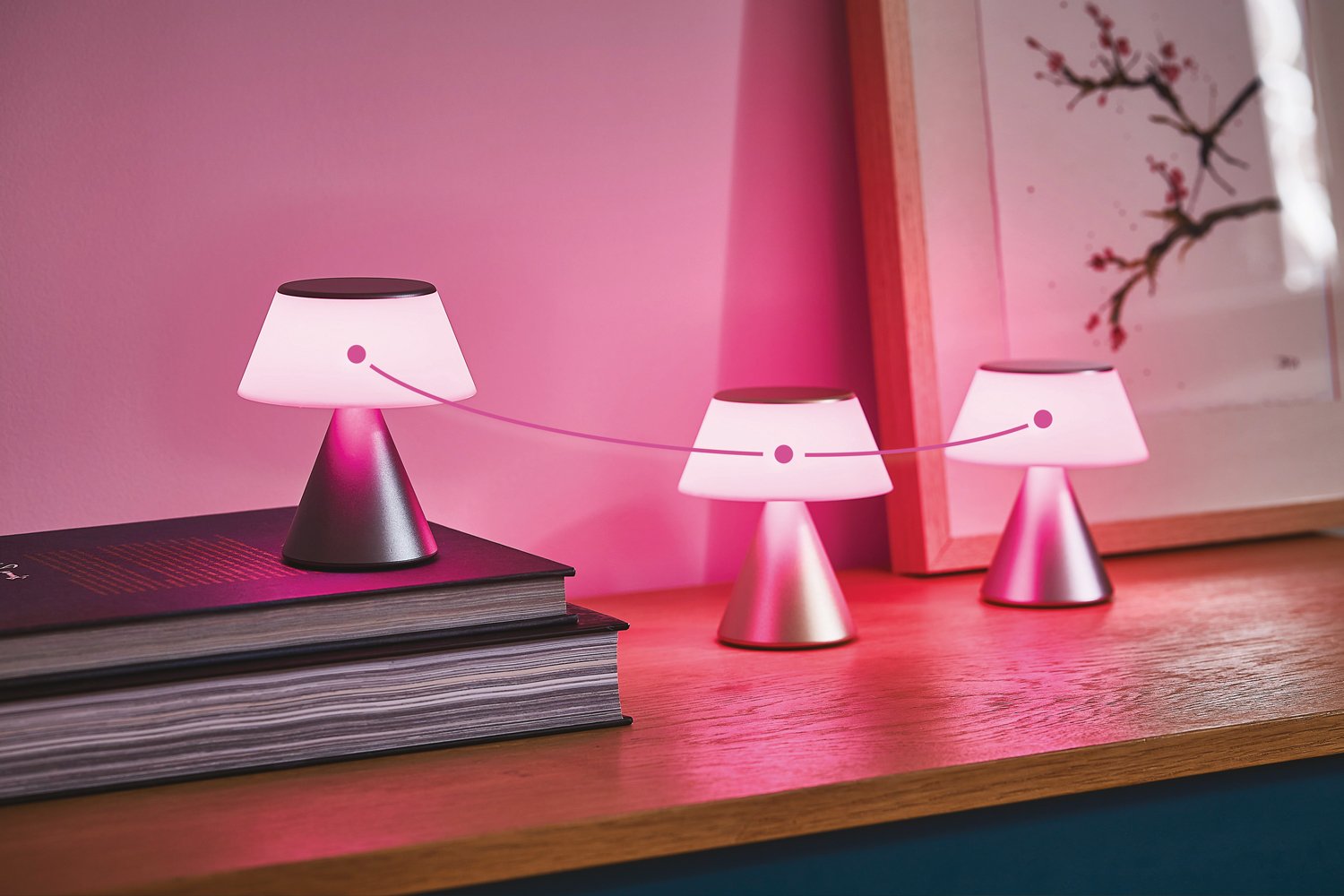 Lexon Luma M Led Lamba // Kırmızı
