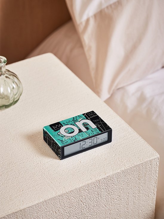 Lexon Flip Plus Alarm Saat x Jean Michel Basquiat // Pi
