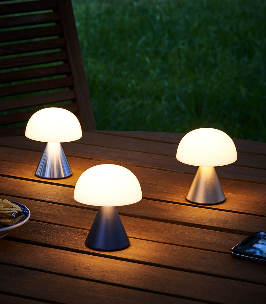 Lexon Mina Led Lamba // Metalik Gri