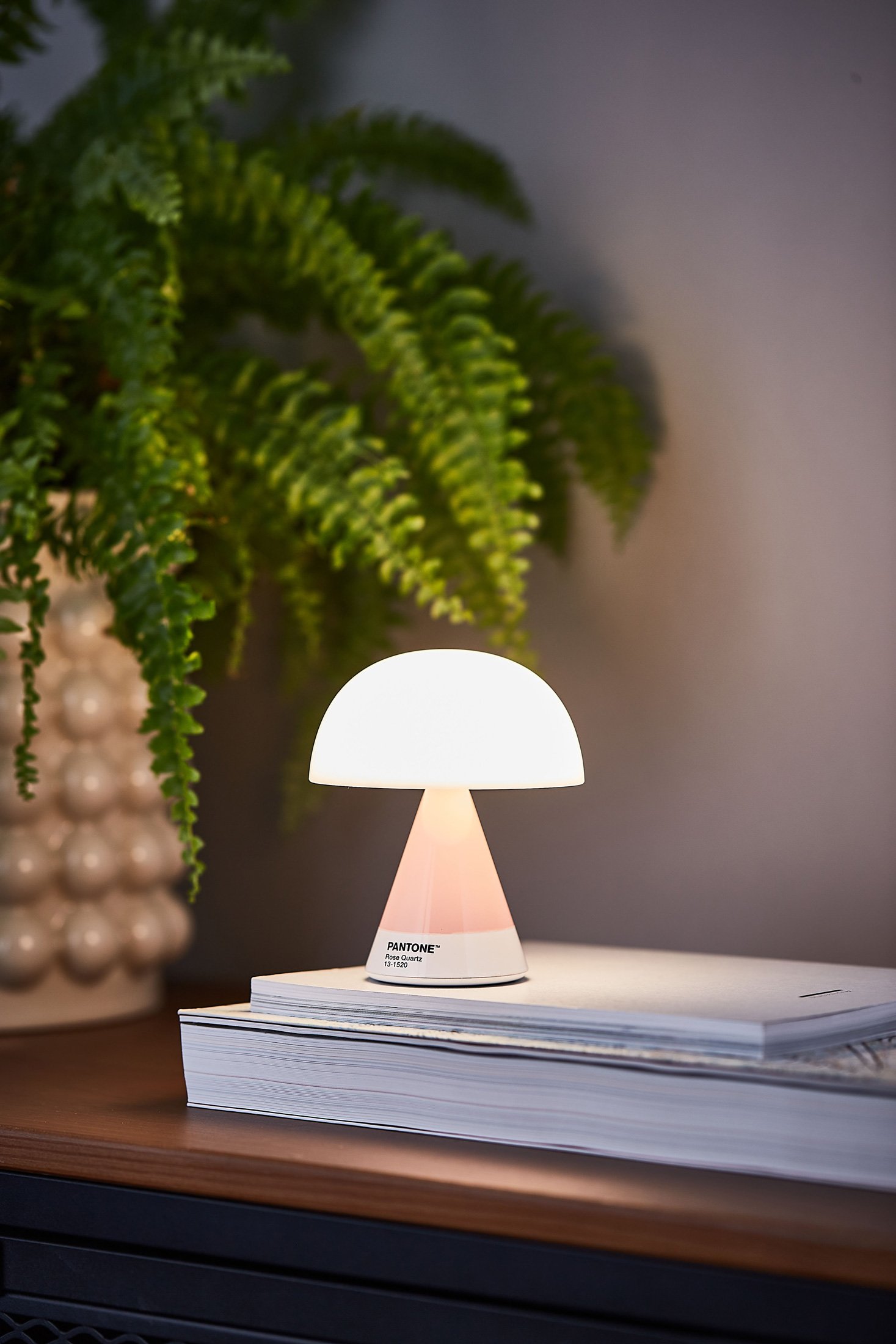 Lexon x Pantone Mina M Led Lamba // Açık Pembe