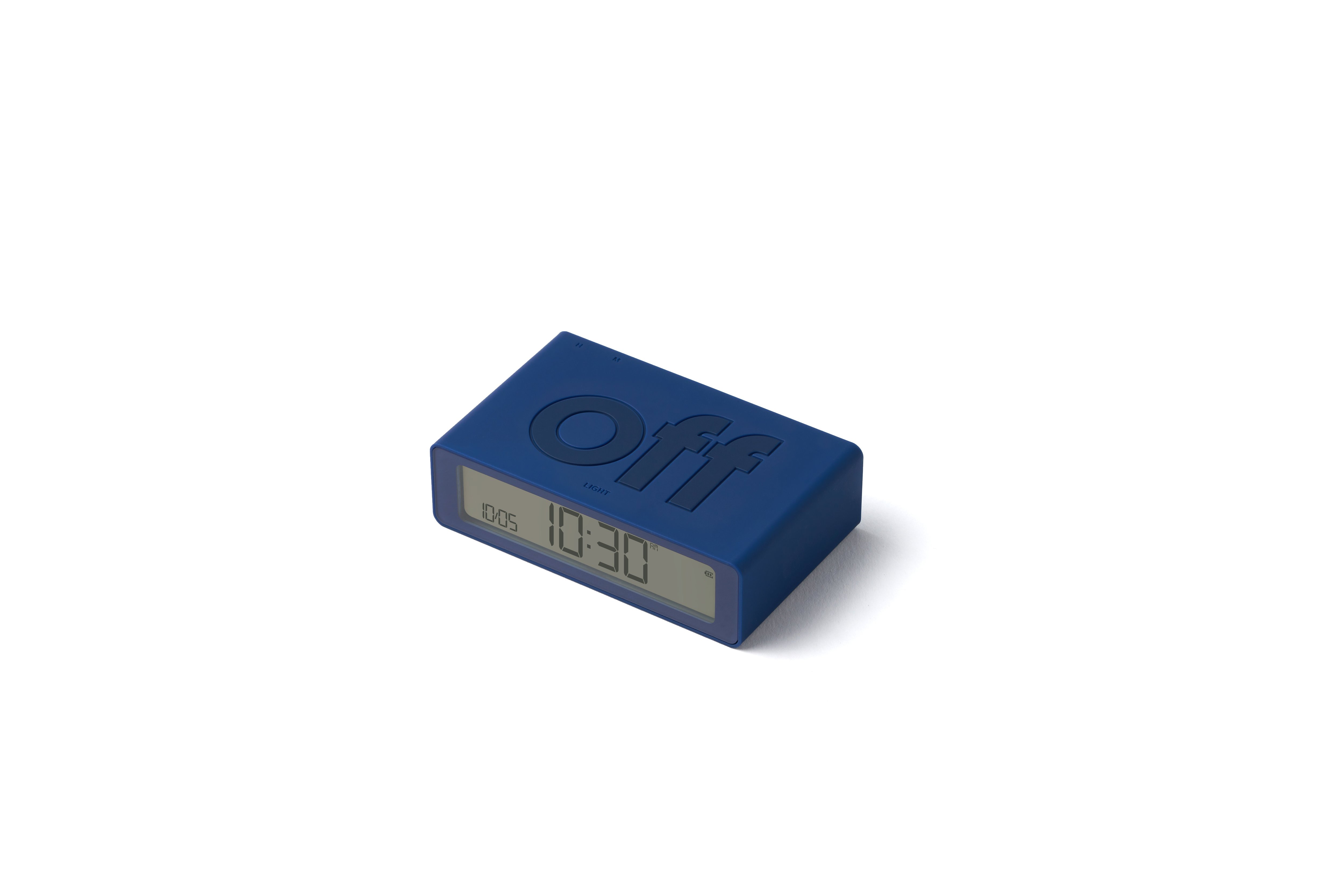 Lexon Flip Mini Şarj Edilebilir Alarm Saat // Lacivert
