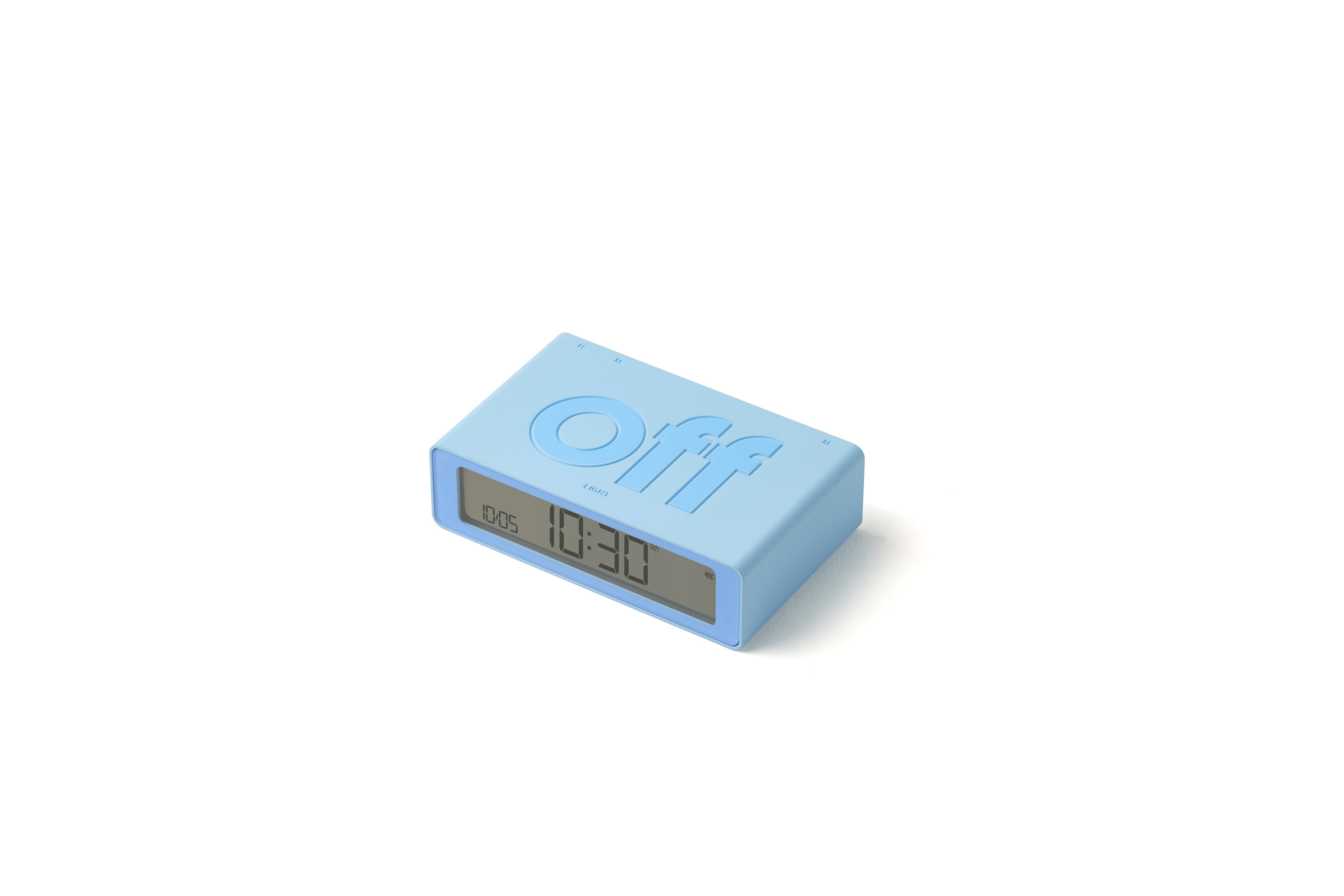 Lexon Flip Mini Şarj Edilebilir Alarm Saat // A&ccedil;ık Mavi