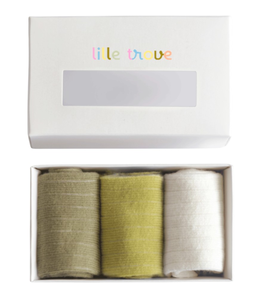 Lille Trove Çorap Seti // Yeşil