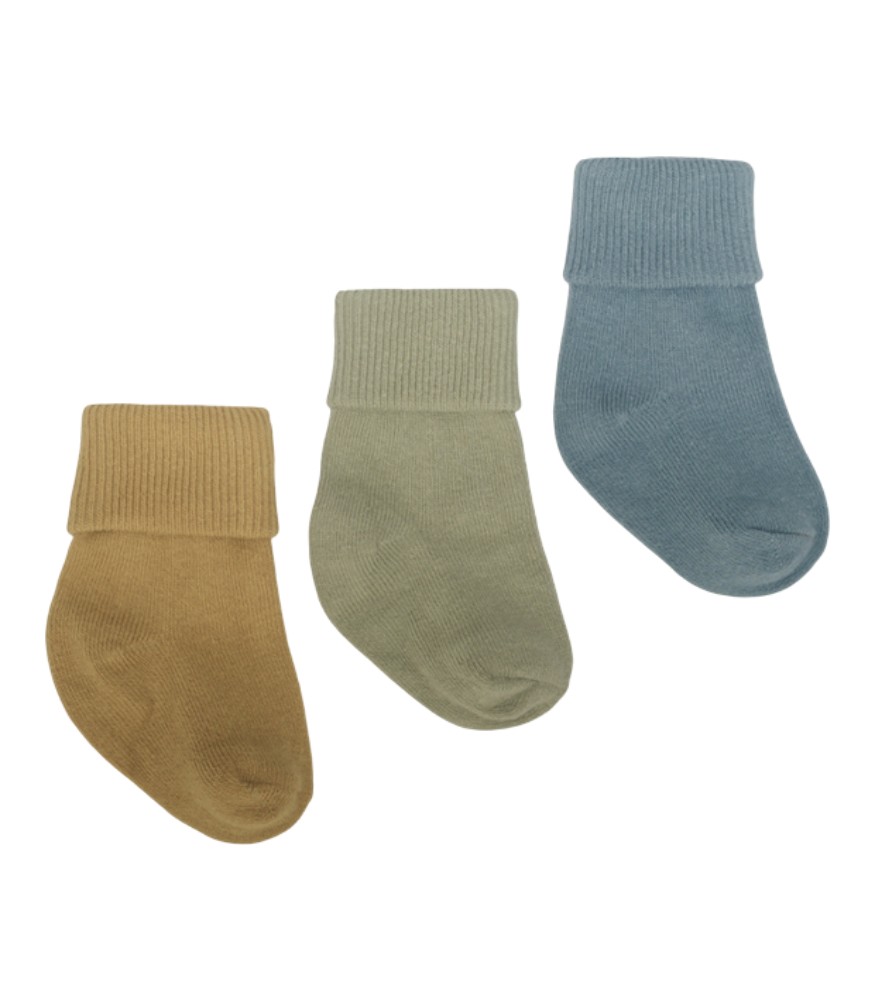 Lille Trove Yenidoğan Çorap Seti // Hardal