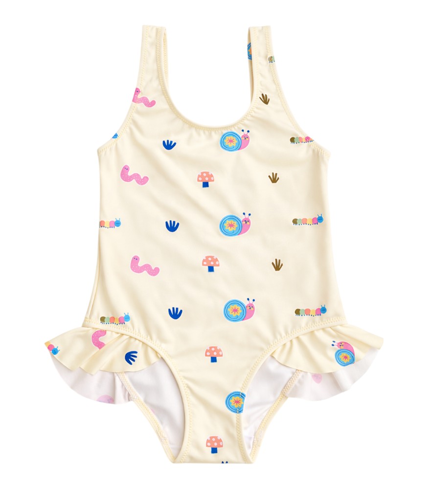 Lille Trove UV Korumalı &Ccedil;ocuk Mayo // Sunny Snail Garden