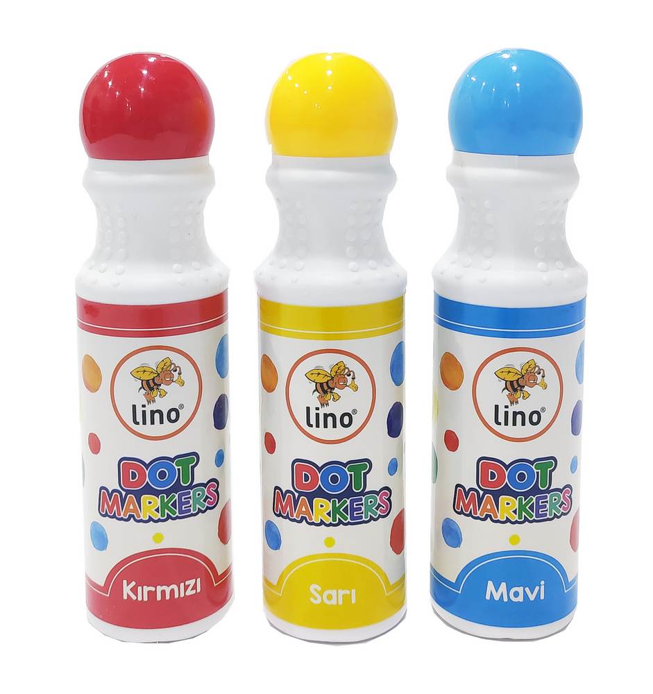 Lino Dot Marker Boya (3 Adet)