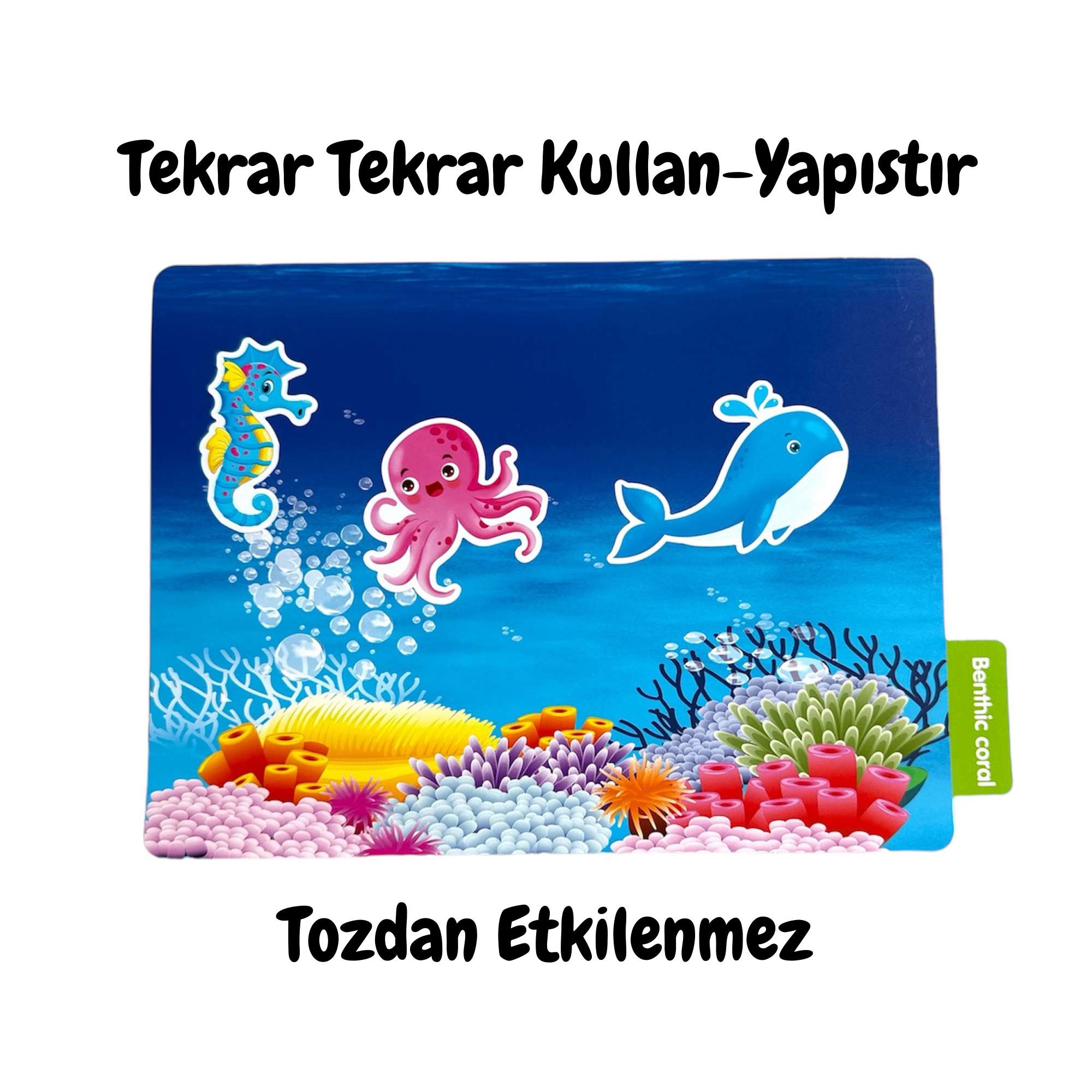 Lino Reusable Tak Çıkar Sticker Kitabı // Seaworld