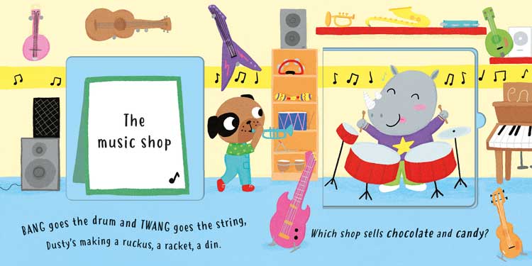 Little Tiger Press Peek-Through: Around Town