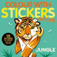 Little Tiger Press Colour with Stickers: Jungle