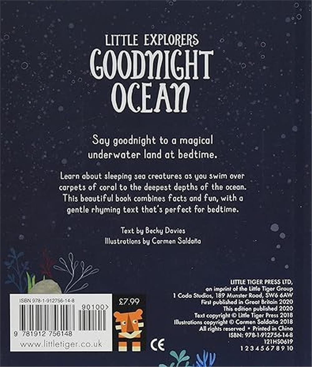 Little Tiger Press Little Explorers: Goodnight Ocean