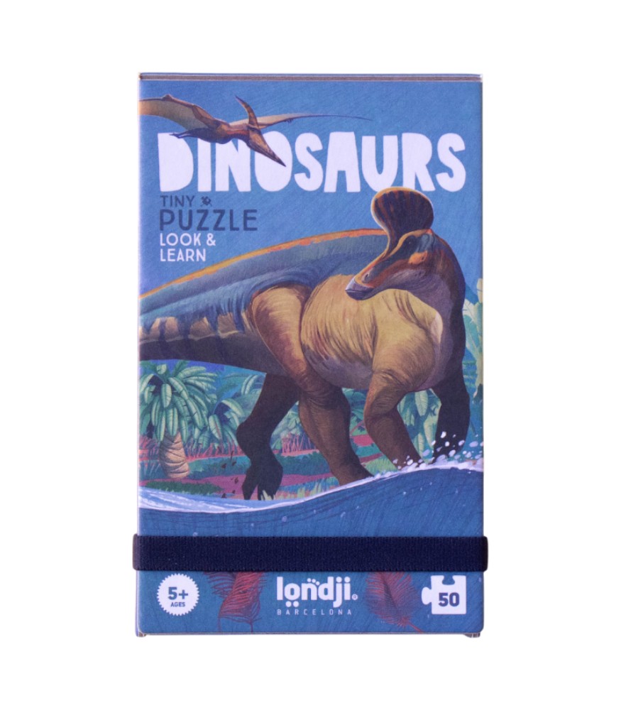 Londji Pocket Tiny Puzzle // Dinosaurs (50 Par&ccedil;a)