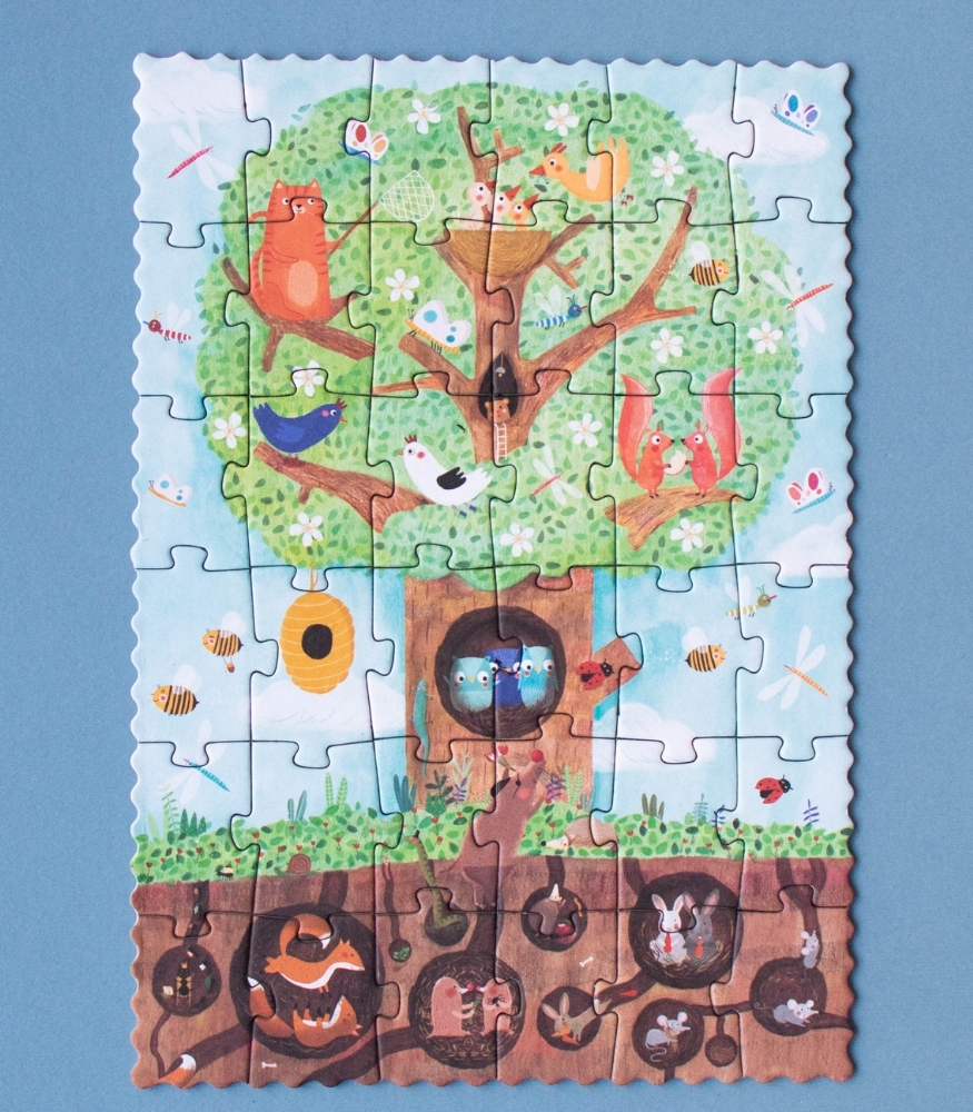 Londji Pocket Tiny Puzzle // Pommier (36 Par&ccedil;a)